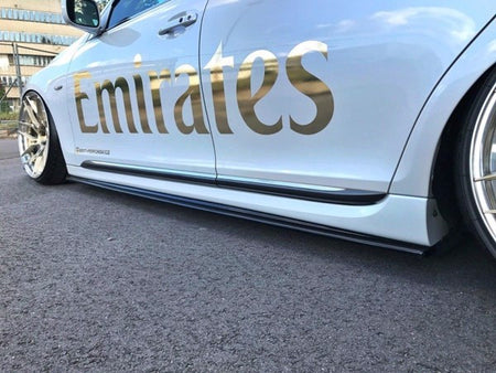 Maxton Side Skirts Diffusers Lexus Gs 300 Mk3 Facelift - Gloss Black