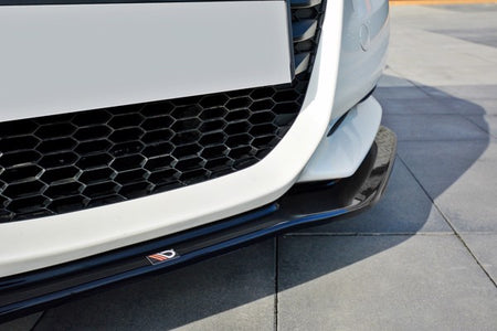 Maxton Front Splitter V.1 Honda Cr-Z  - Gloss Black
