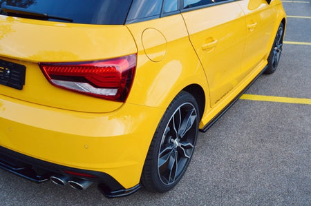 Maxton Side Skirts Diffusers Audi S1 8X - Gloss Black
