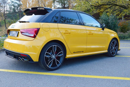 Maxton Side Skirts Diffusers Audi S1 8X - Gloss Black