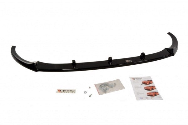 Maxton Front Splitter Opel Corsa E Opc/Vxr Nurburg - Gloss Black