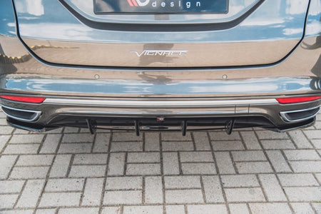 Maxton Rear Valance Ford Mondeo VIgnale Mk5 Facelift - Gloss Black