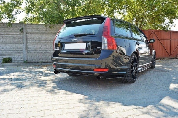 Maxton Rear Side Splitters Volvo V50F R-Design - Gloss Black