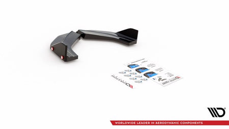 Maxton Rear Side Splitters + Flaps V.6 Hyundai I30 N Mk3 Hatchback - Gloss Black