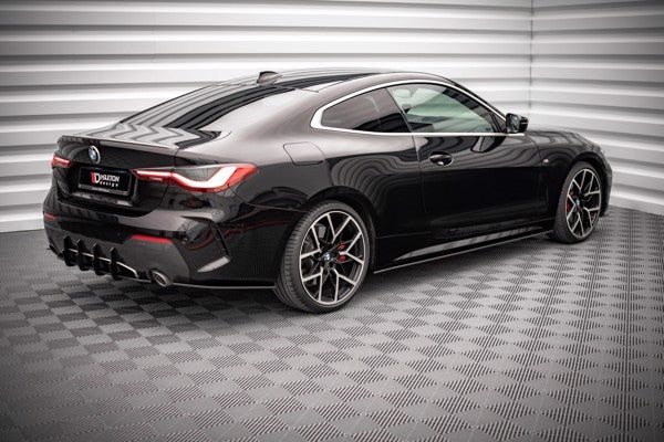 Maxton Street Pro Side Skirts Diffusers BMW 4 M-Pack G22 - Black