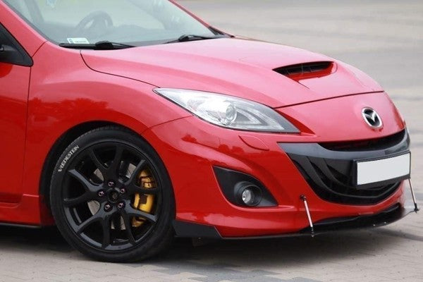 Maxton Front Racing Splitter Mazda 3 Mk2 Mps