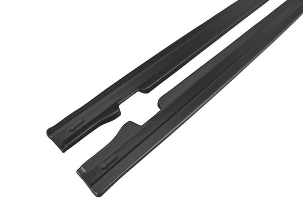 Maxton Side Skirts Diffusers Mercedes C-Class C205 63Amg Coupe - Gloss Black