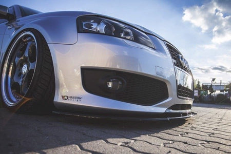 Maxton Front Splitter Audi S3 8P - Gloss Black