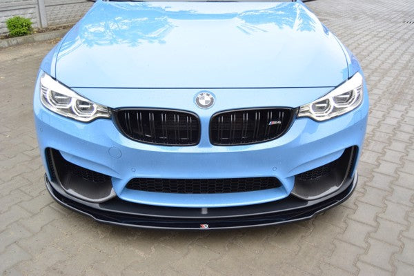 Maxton Front Splitter  BMW M4 F82 M-Performance - Gloss Black