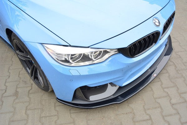 Maxton Front Splitter  BMW M4 F82 M-Performance - Gloss Black