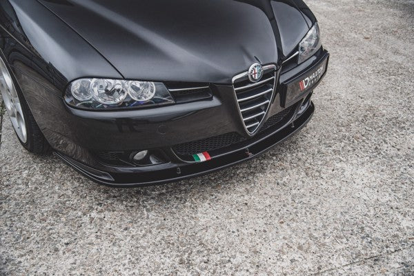 Maxton Front Splitter Alfa Romeo 156 Facelift - Gloss Black