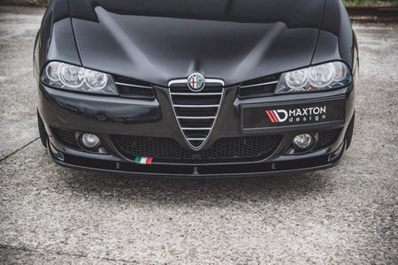 Maxton Front Splitter Alfa Romeo 156 Facelift - Gloss Black