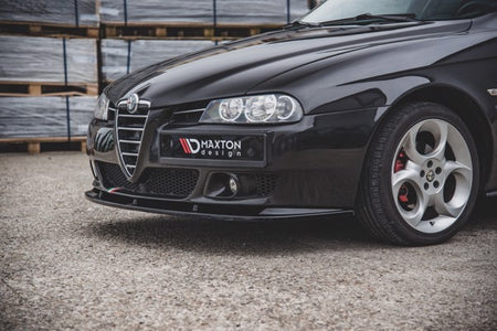 Maxton Front Splitter Alfa Romeo 156 Facelift - Gloss Black