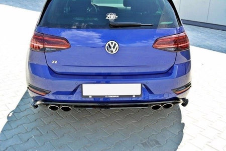 Maxton Rear Side Splitters VW Golf 7 R / R-Line Facelift - Gloss Black