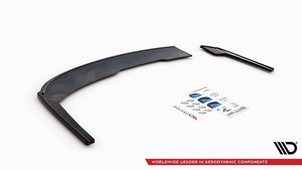 Maxton Rear Side Splitters V.2 Audi A4 S-Line B9 - Gloss Black