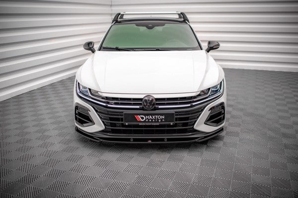 Maxton Front Splitter V.1 Volkswagen Arteon R - Gloss Black