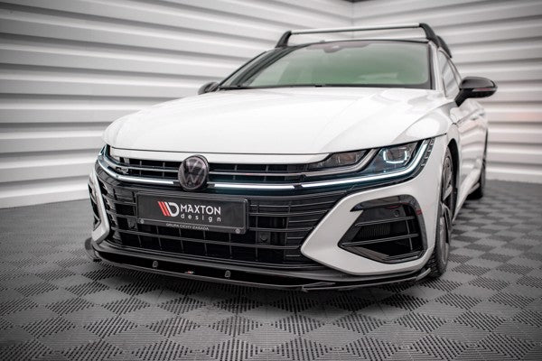 Maxton Front Splitter V.1 Volkswagen Arteon R - Gloss Black