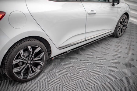 Maxton Side Skirts Diffusers Renault Clio Mk5 - Gloss Black