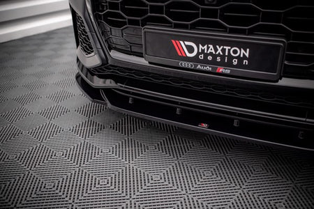 Maxton Front Splitter V.2 Audi RSQ8 Mk1 - Gloss Black