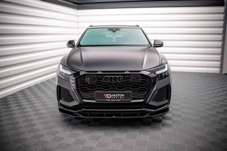 Maxton Front Splitter V.2 Audi RSQ8 Mk1 - Gloss Black