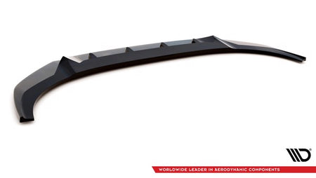 Maxton Front Splitter V.2 Audi RSQ8 Mk1 - Gloss Black