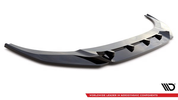 Maxton Front Splitter V.2 Audi RSQ8 Mk1 - Gloss Black