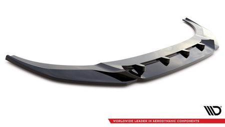 Maxton Front Splitter V.2 Audi RSQ8 Mk1 - Gloss Black