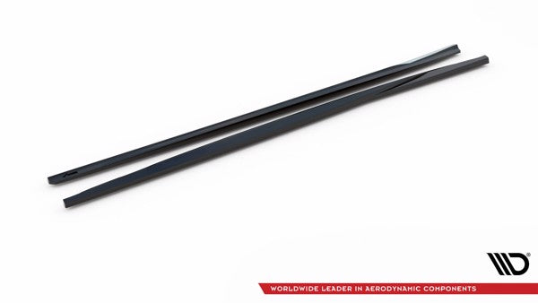Maxton Side Skirts Diffusers Volkswagen Scirocco Mk3 - Gloss Black