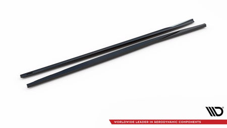 Maxton Side Skirts Diffusers Volkswagen Scirocco Mk3 - Gloss Black