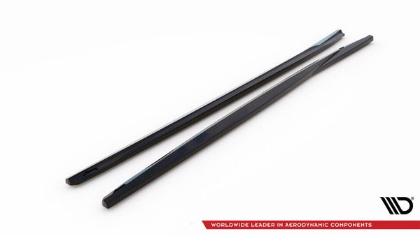 Maxton Side Skirts Diffusers Volkswagen Scirocco Mk3 - Gloss Black