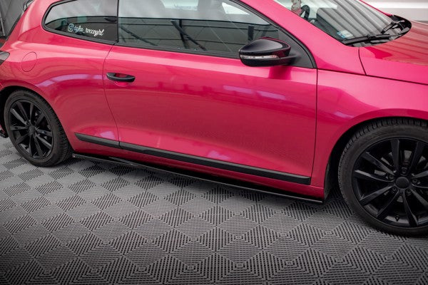 Maxton Side Skirts Diffusers Volkswagen Scirocco Mk3 - Gloss Black