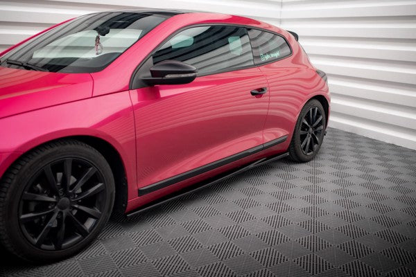 Maxton Side Skirts Diffusers Volkswagen Scirocco Mk3 - Gloss Black