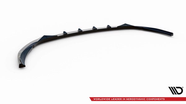 Maxton Front Splitter V.2 Mercedes-Benz C Amg Line / C43 Amg Sedan / Coupe W205 / C205 Facelift - Gloss Black