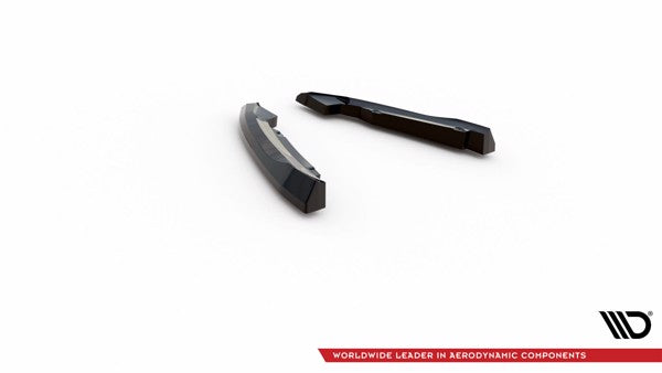 Maxton Rear Side Splitters V.1 Ford Edge Mk2 - Gloss Black