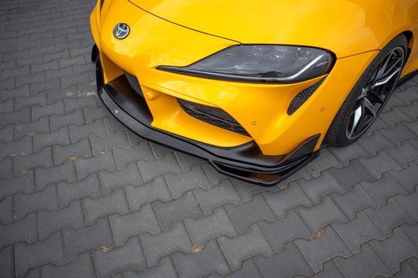 Maxton Front Splitter V.1 Toyota Supra Mk5 - Gloss Black