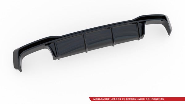 Maxton Rear Valance Audi S7 C8 - Gloss Black
