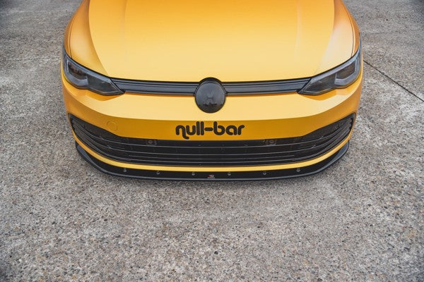 Maxton Front Splitter V.1 VW Golf 8  - Gloss Black