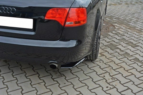 Maxton Rear Side Splitters Audi A4 B7 - Gloss Black