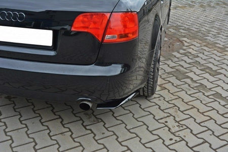Maxton Rear Side Splitters Audi A4 B7 - Gloss Black