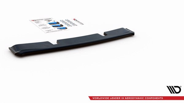 Maxton Central Rear Splitter Volkswagen Golf 8 Gti - Gloss Black