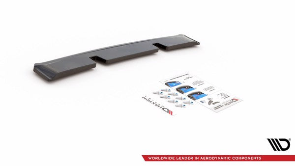 Maxton Central Rear Splitter Volkswagen Golf 8 Gti - Gloss Black