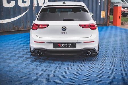 Maxton Central Rear Splitter Volkswagen Golf 8 Gti - Gloss Black