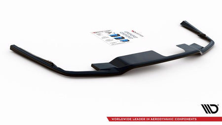 Maxton Central Rear Splitter Volvo S60/V60 R-Design Mk3 - Gloss Black