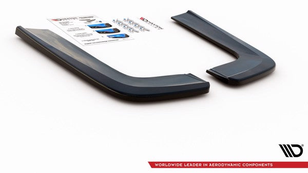 Maxton Rear Side Splitters V.1 Mercedes-Benz V-Class Amg-Line W447 Facelift - Gloss Black