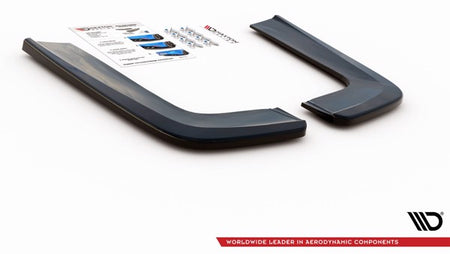 Maxton Rear Side Splitters V.1 Mercedes-Benz V-Class Amg-Line W447 Facelift - Gloss Black