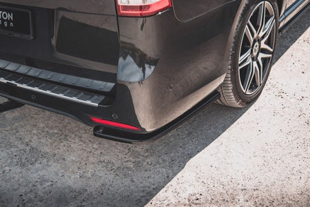 Maxton Rear Side Splitters V.1 Mercedes-Benz V-Class Amg-Line W447 Facelift - Gloss Black