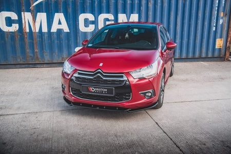 Maxton Front Splitter Citroen DS4 - Gloss Black