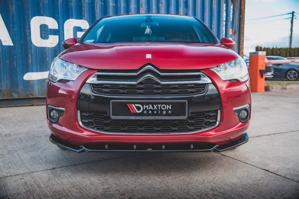 Maxton Front Splitter Citroen DS4 - Gloss Black