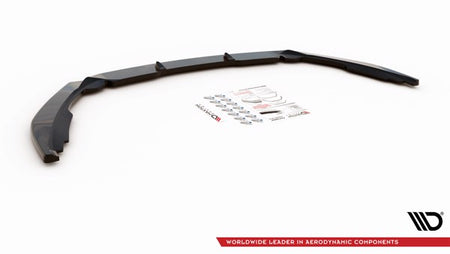 Maxton Front Splitter V.2 Ford Mondeo St-Line Mk5 Facelift - Gloss Black