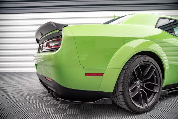 Maxton Rear Side Splitters Dodge Challenger Srt Demon Mk3 - Gloss Black